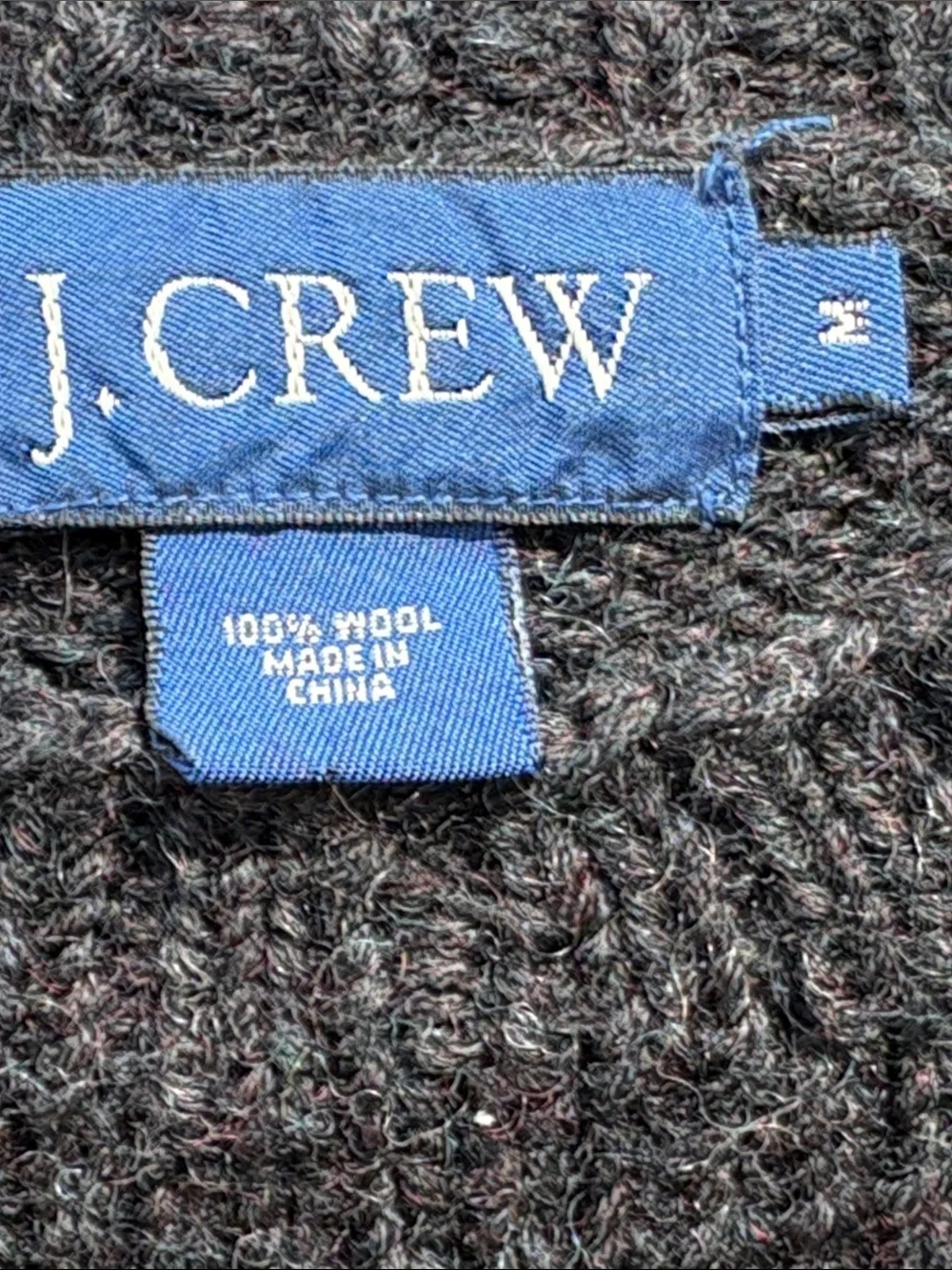 J. Crew medium vintage wool sweater.